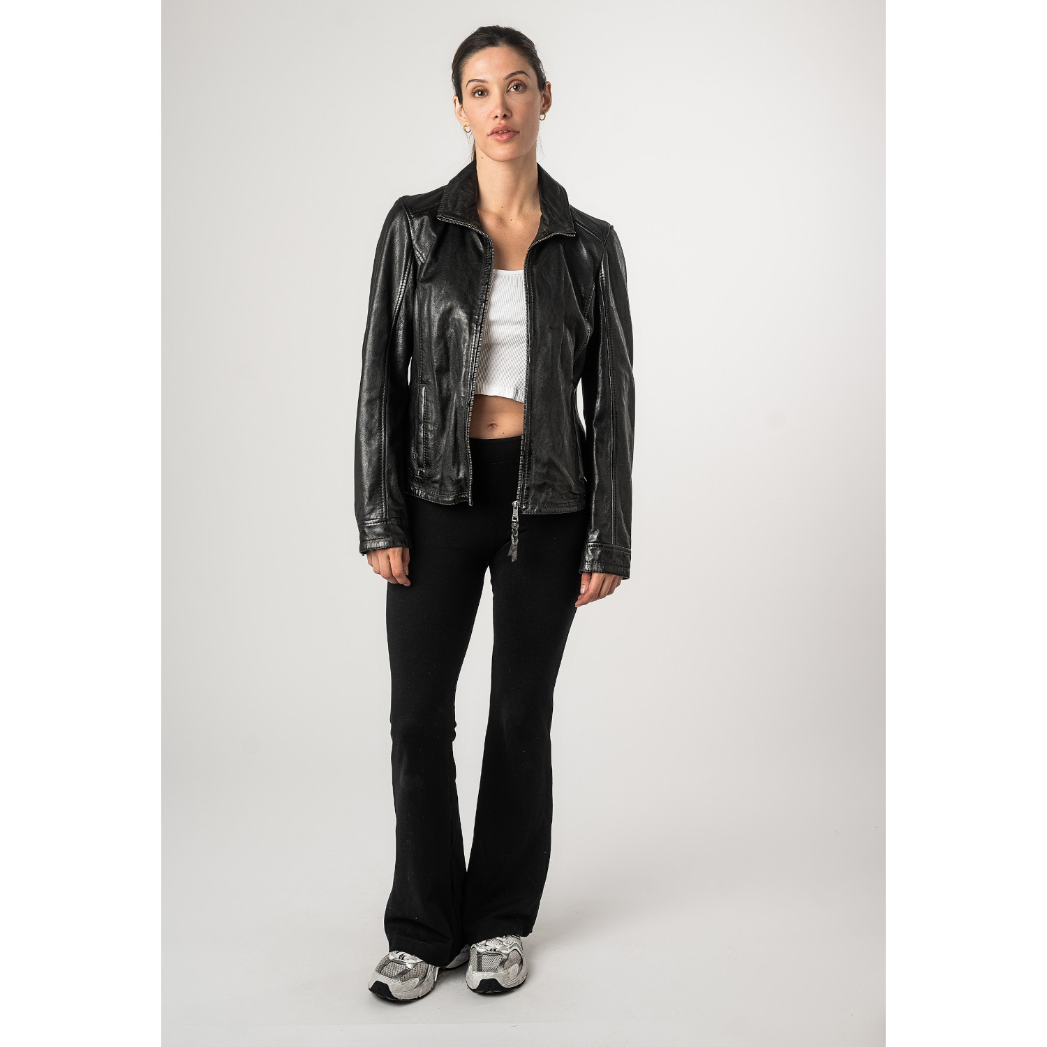 Kurtka skórzana damska Mauritius Czarna MWWalli – Kurtki skórzane Kurtka skórzana damska Mauritius Czarna MWWalli – Kurtki skórzane