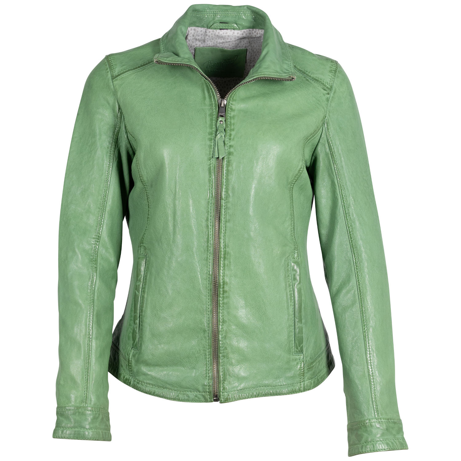Kurtka skórzana damska Mauritius zielona MWWalli – Kurtki skórzane Kurtka skórzana damska Mauritius zielona MWWalli – Kurtki skórzane
