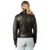 Kurtka skórzana damska Mauritius czarno-złota MWWona – Kurtki skórzane