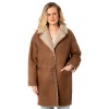 Długa skórzana kurtka damska Mauritius Camel MWXofia - readytowear