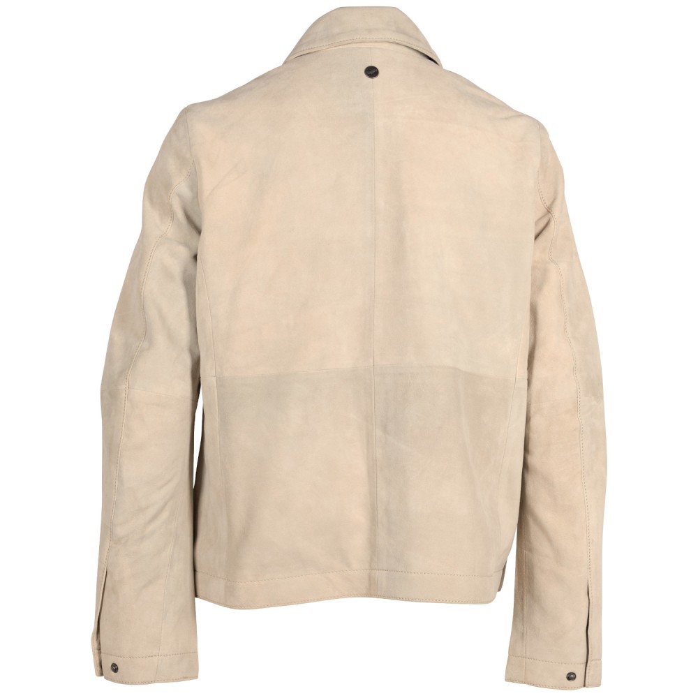 Kurtka skórzana damska Mauritius kość słoniowa MWYaima - readytowear