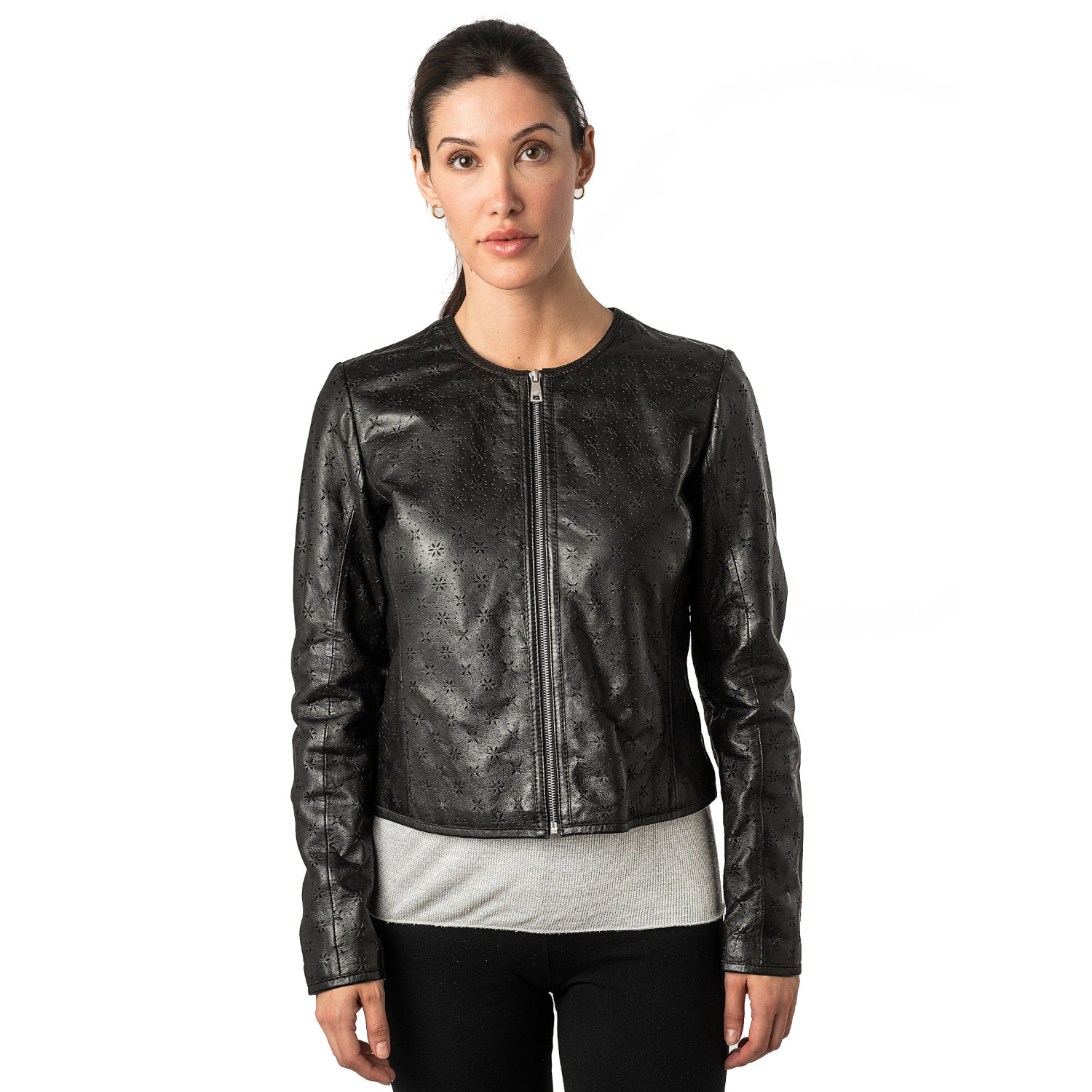 Kurtka skórzana damska Mauritius Czarna MWYalou – Kurtki skórzane Kurtka skórzana damska Mauritius Czarna MWYalou – Kurtki skórzane