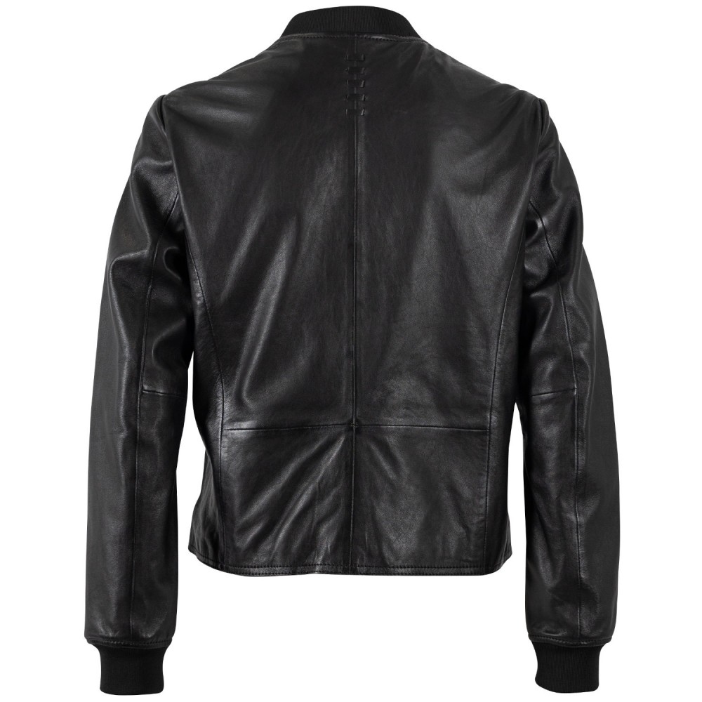 Kurtka skórzana damska Mauritius Czarna MWYele - readytowear