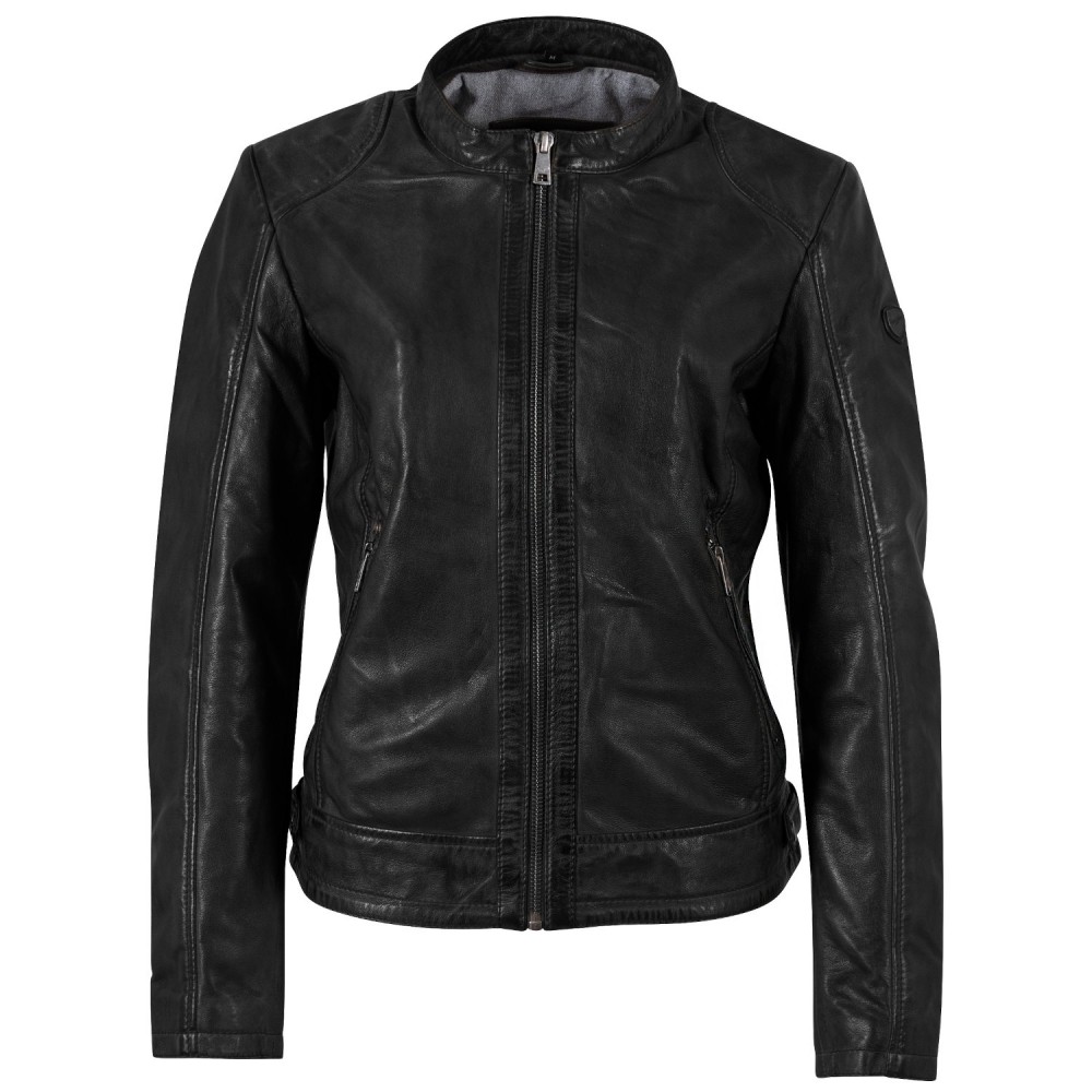 Kurtka skórzana damska Mauritius Czarna MWYouvie