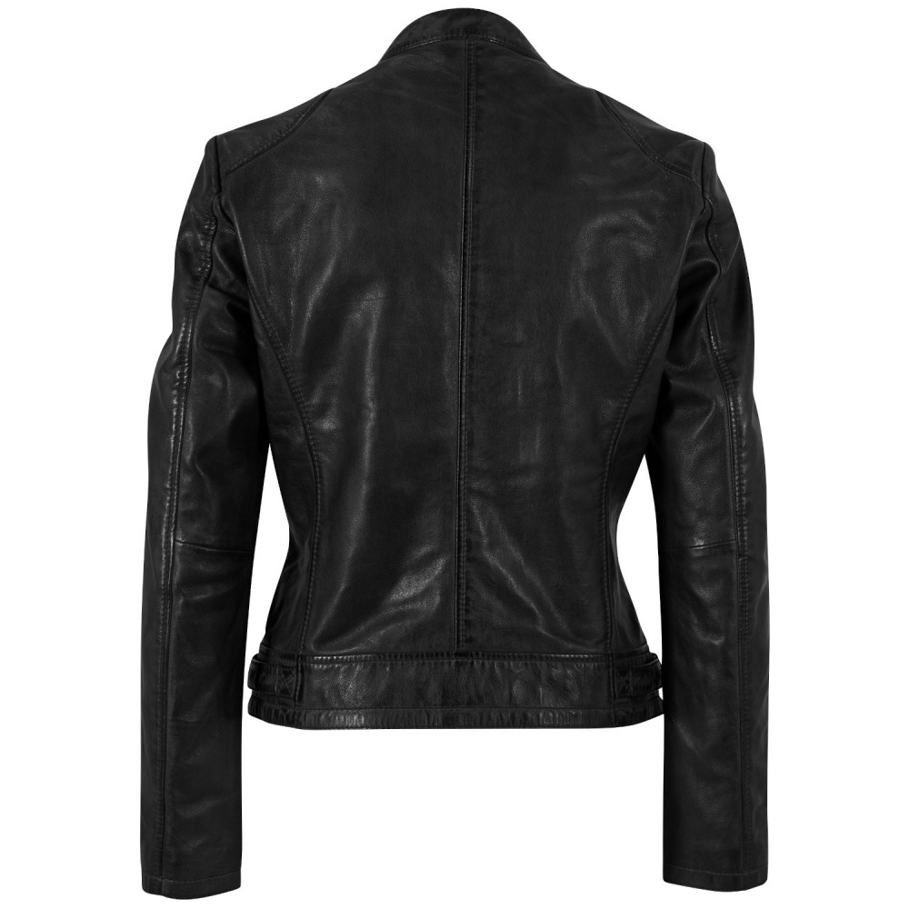 Kurtka skórzana damska Mauritius Czarna MWYouvie