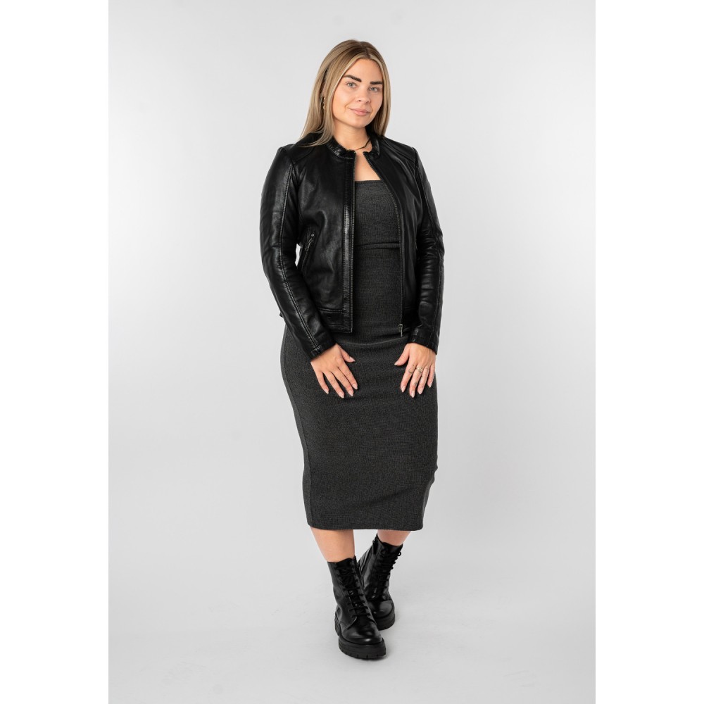 Kurtka skórzana damska Mauritius Czarna MWYouvie