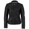 Kurtka skórzana damska Mauritius Czarna MWYouvie – Kurtki skórzane