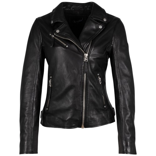 Kurtka skórzana damska Mauritius Czarna PGG