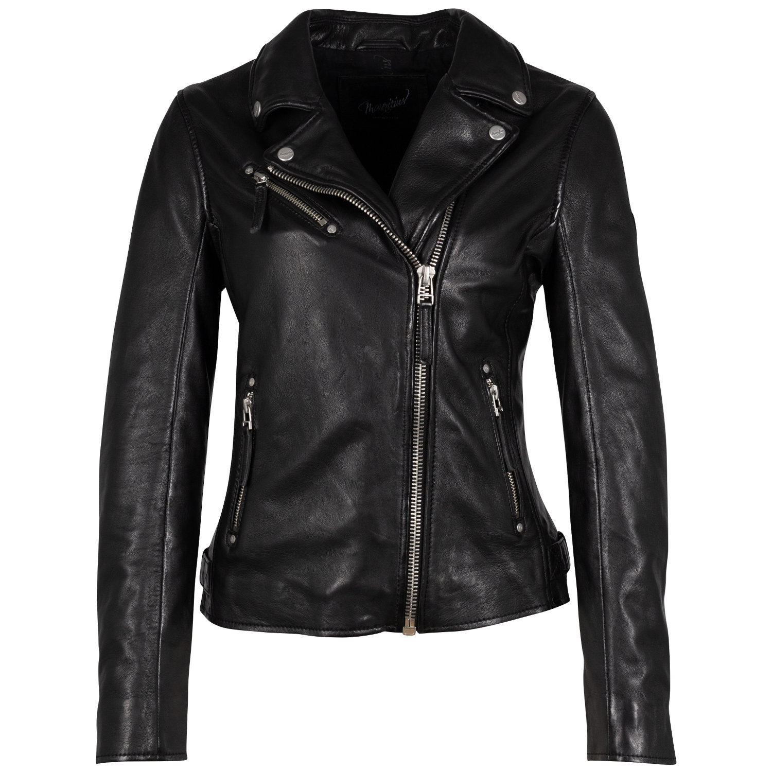 Kurtka skórzana damska Mauritius Czarna PGG – Kurtki skórzane