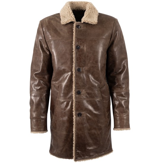 Męski płaszcz futrzany Mauritius Vintage Brown MMApppalacho