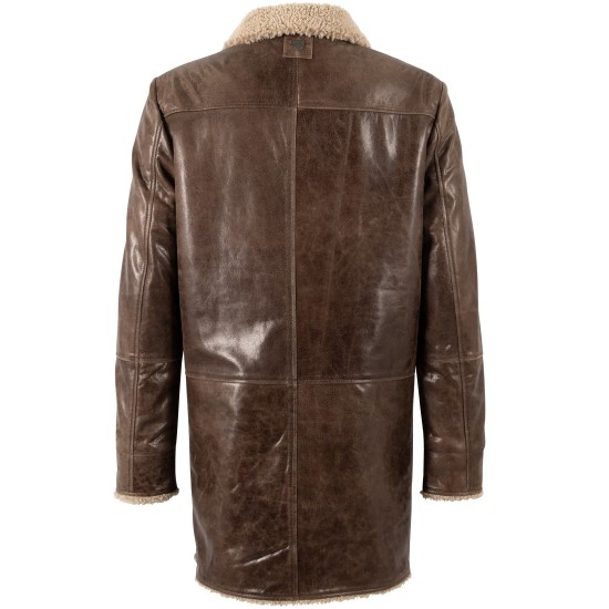 Męski płaszcz futrzany Mauritius Vintage Brown MMApppalacho Męski płaszcz futrzany Mauritius Vintage Brown MMApppalacho