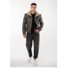 Męska zimowa kurtka skórzana z futrem Mauritius Vintage Brown MMArcticon
