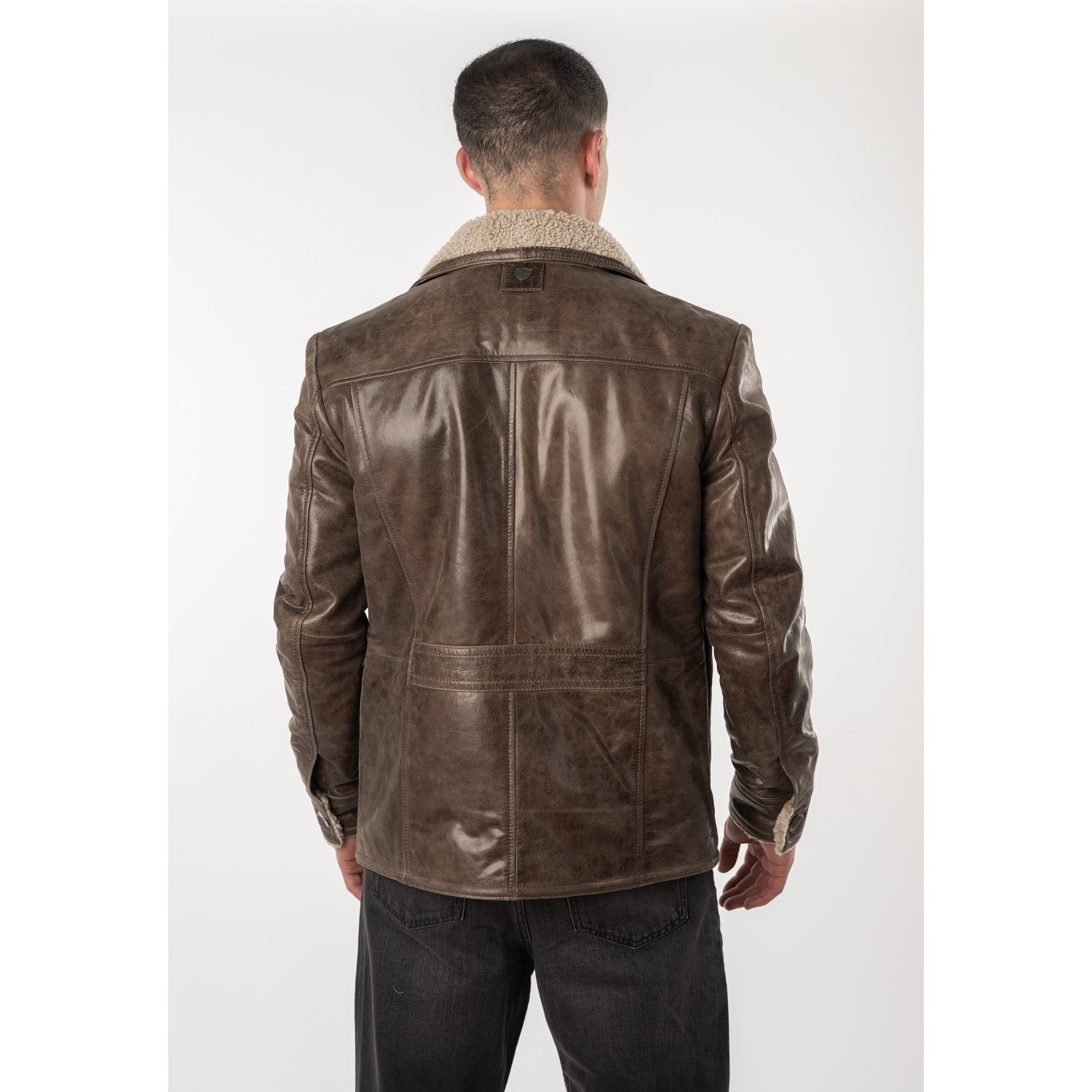 Męski płaszcz futrzany Mauritius Vintage Brown MMBrotch