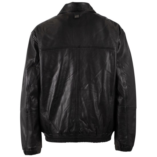 Damska skórzana kurtka typu bomber Oversize Mauritius Czarna MWAveline Damska skórzana kurtka typu bomber Oversize Mauritius Czarna MWAveline
