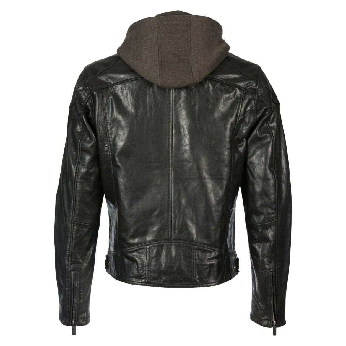 Męska skórzana kurtka Mauritius Czarna MMBiko – Kurtki skórzane