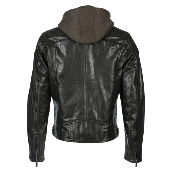 Męska skórzana kurtka Mauritius Czarna MMBiko