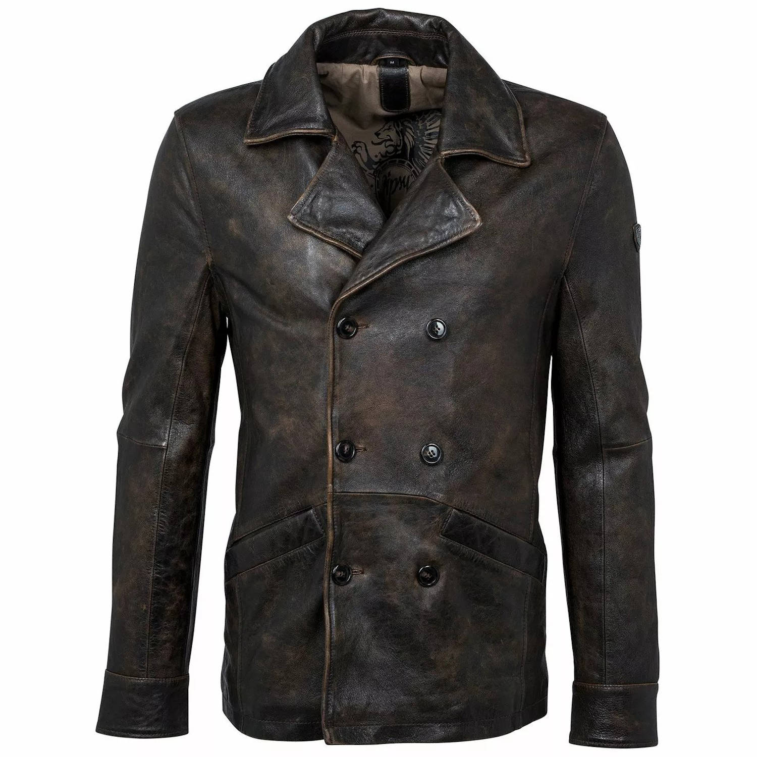 Męska skórzana kurtka Gipsy Antique Brown Butch LANTV W – ODZIEŻ Męska skórzana kurtka Gipsy Antique Brown Butch LANTV W – ODZIEŻ