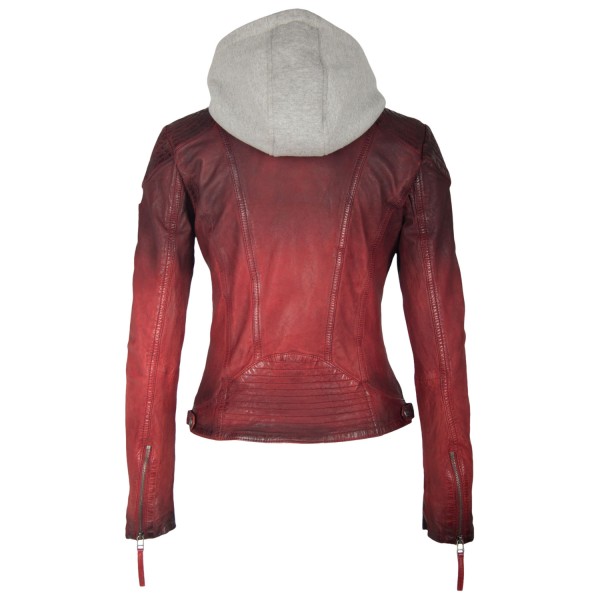 Kurtka skórzana damska Gipsy by Mauritius Red Cascha