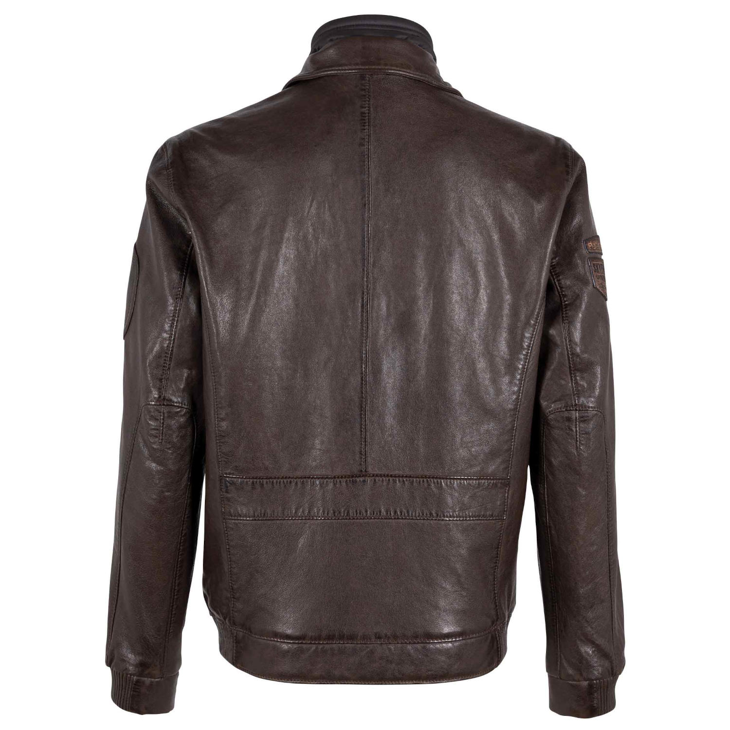 Męska skórzana kurtka Deercraft Brązowa DMCayden – BLACK FRIDAY