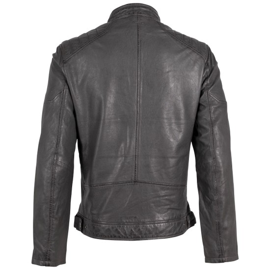 Męska skórzana kurtka Deercraft Ciemny antracyt DMJaimi