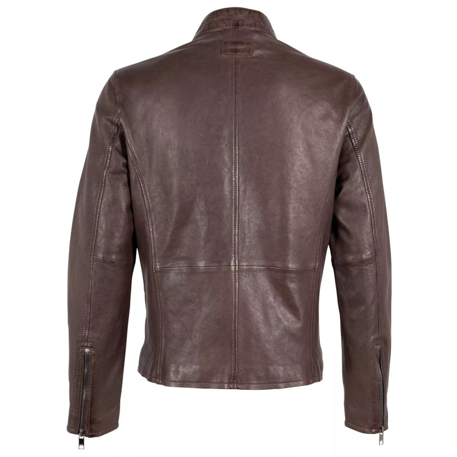 Męska skórzana kurtka Deercraft Ciemnobrązowa DMKaris – BLACK FRIDAY