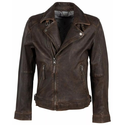 Męska skórzana kurtka Deercraft Vintage Brown DMMatias