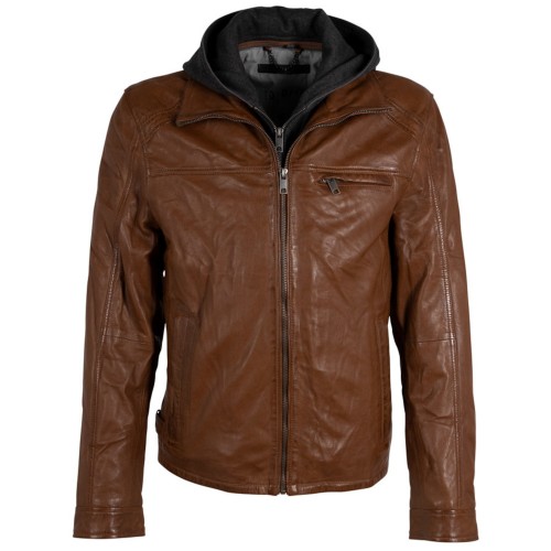 Męska skórzana kurtka Deercraft Cognac DMRics