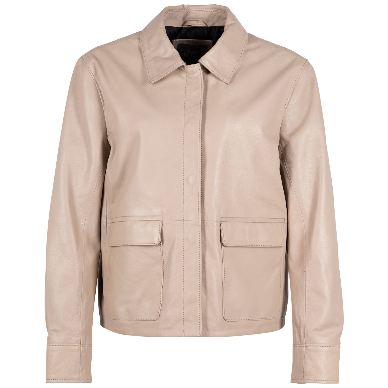 Kurtka skórzana damska Gipsy Jasnobeżowa Elfi – BLACK FRIDAY