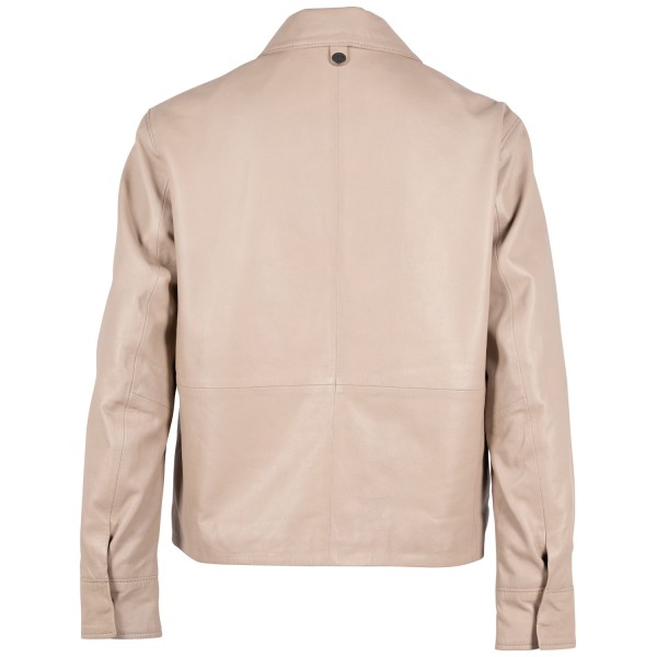 Kurtka skórzana damska Gipsy Jasnobeżowa Elfi