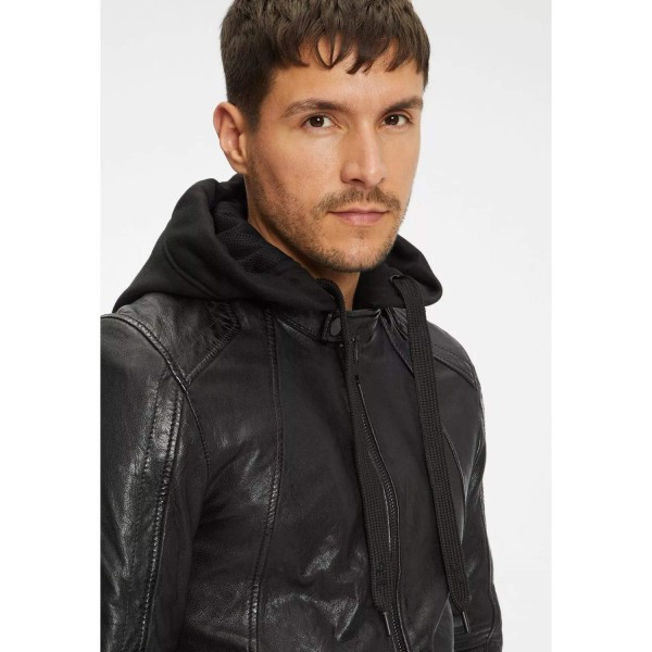 Męska skórzana kurtka Gipsy Czarna G2MAidon MF LAJORV – BLACK FRIDAY — fotografia 6