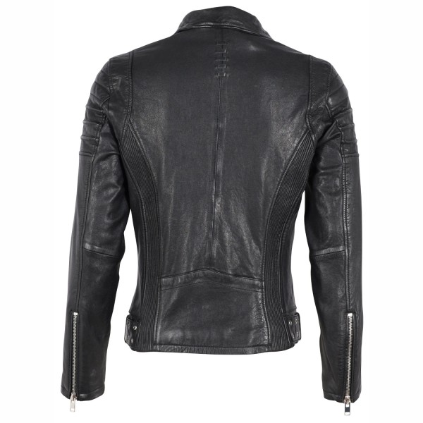 Męska skórzana kurtka Gipsy Czarna G2MBaryl SF LAVE – BLACK FRIDAY — fotografia 2