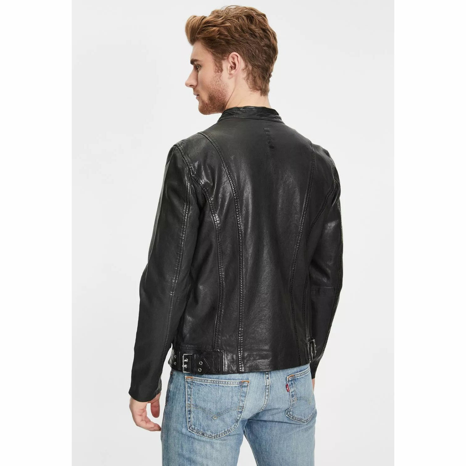 Męska skórzana kurtka Gipsy Czarna G2MCadan – BLACK FRIDAY