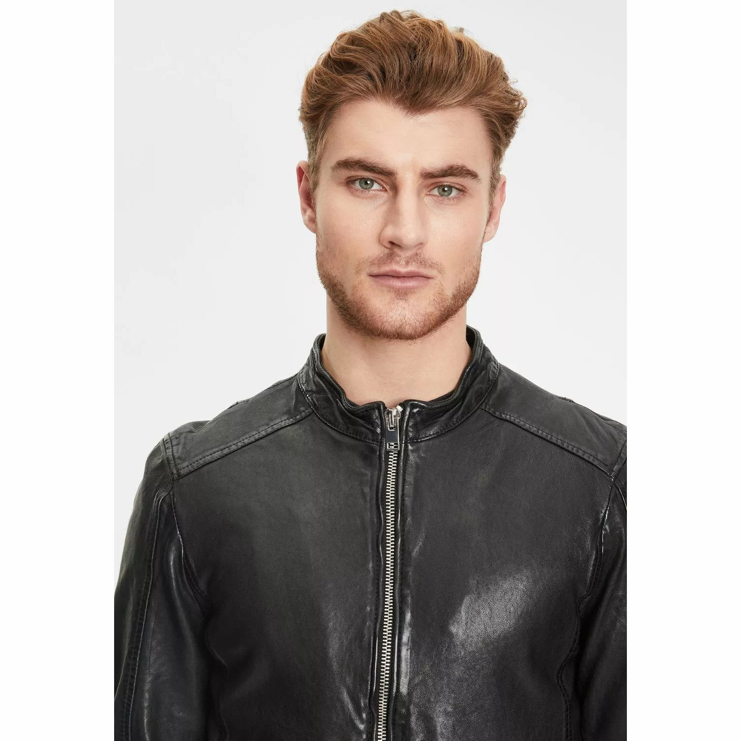Męska skórzana kurtka Gipsy Czarna G2MCadan – BLACK FRIDAY