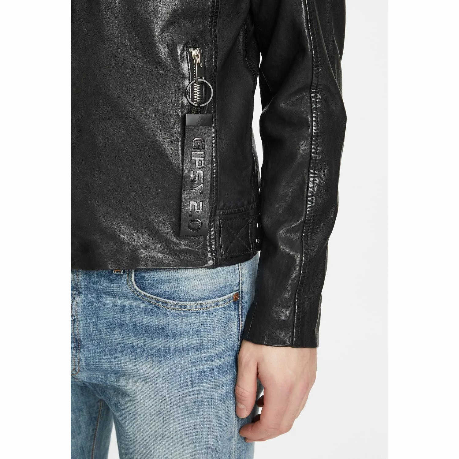 Męska skórzana kurtka Gipsy Czarna G2MCadan – BLACK FRIDAY