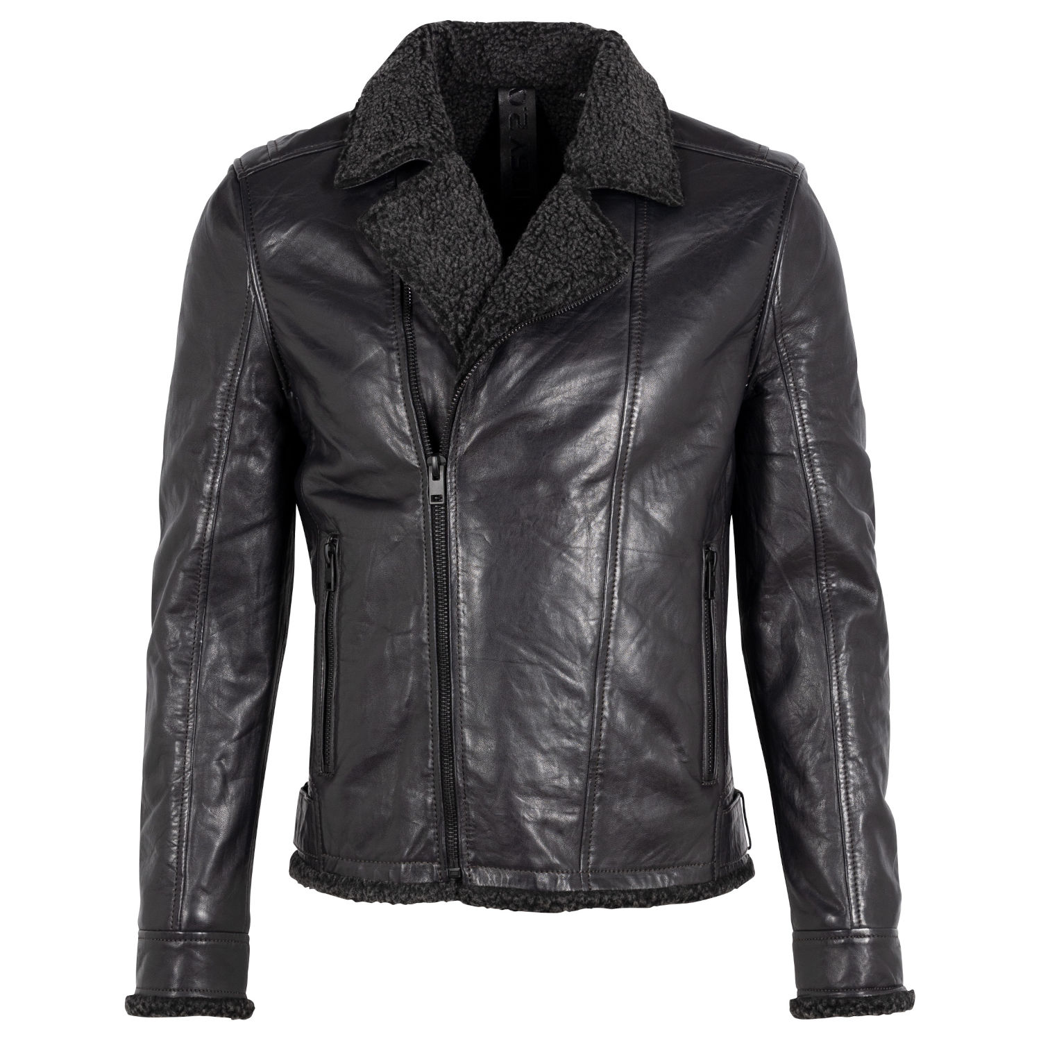 Męska skórzana kurtka Gipsy Czarna G2MEnno – BLACK FRIDAY