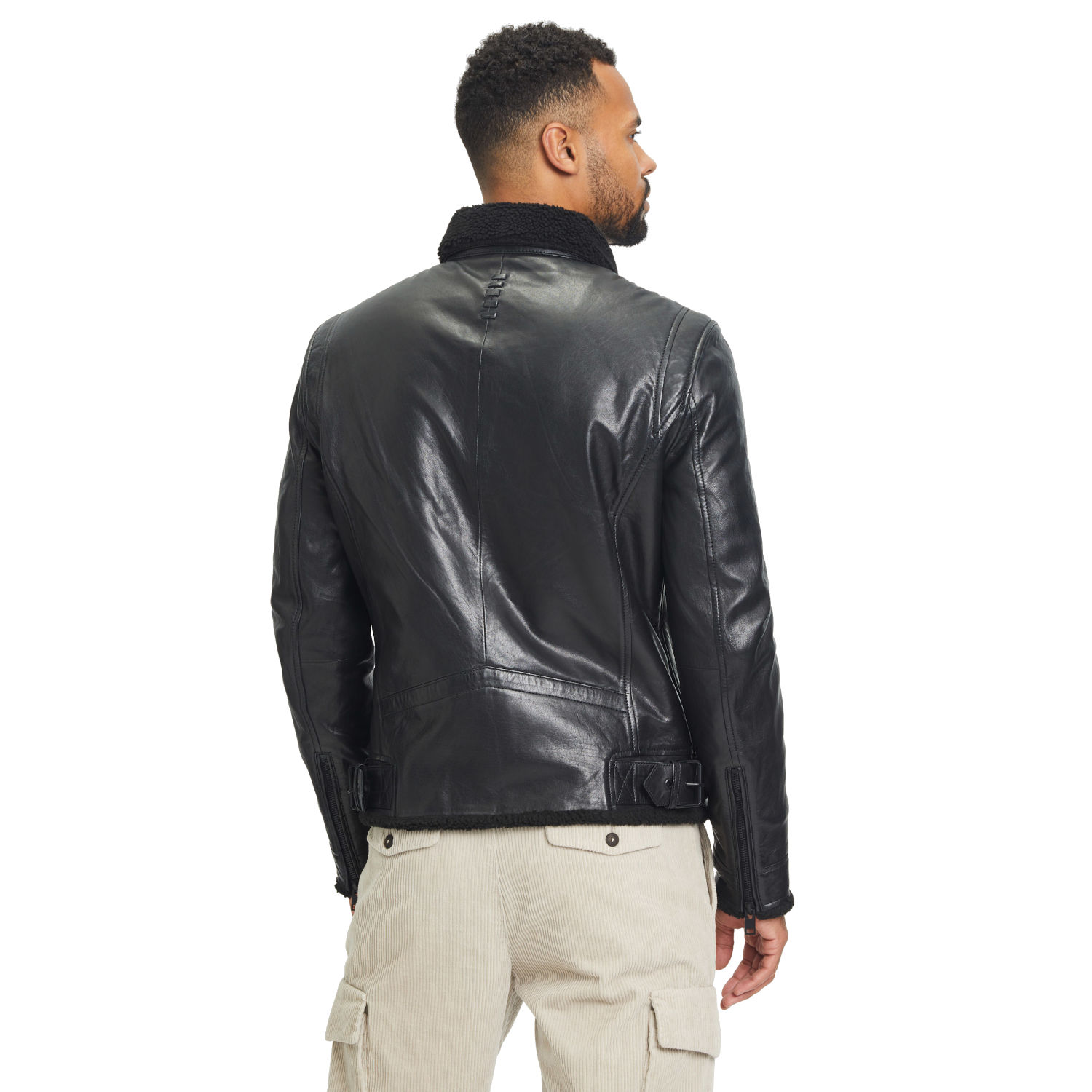 Męska skórzana kurtka Gipsy Czarna G2MEnno – BLACK FRIDAY