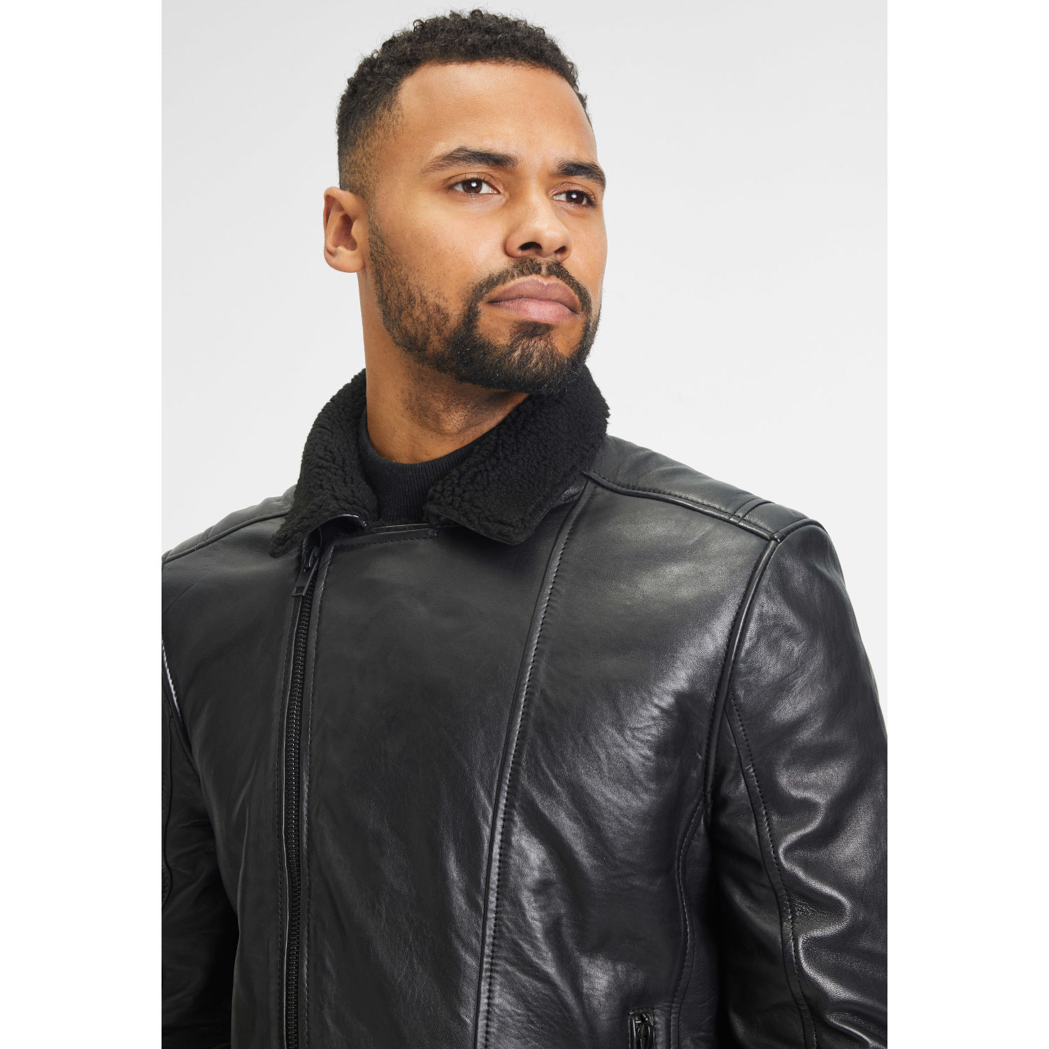 Męska skórzana kurtka Gipsy Czarna G2MEnno – BLACK FRIDAY