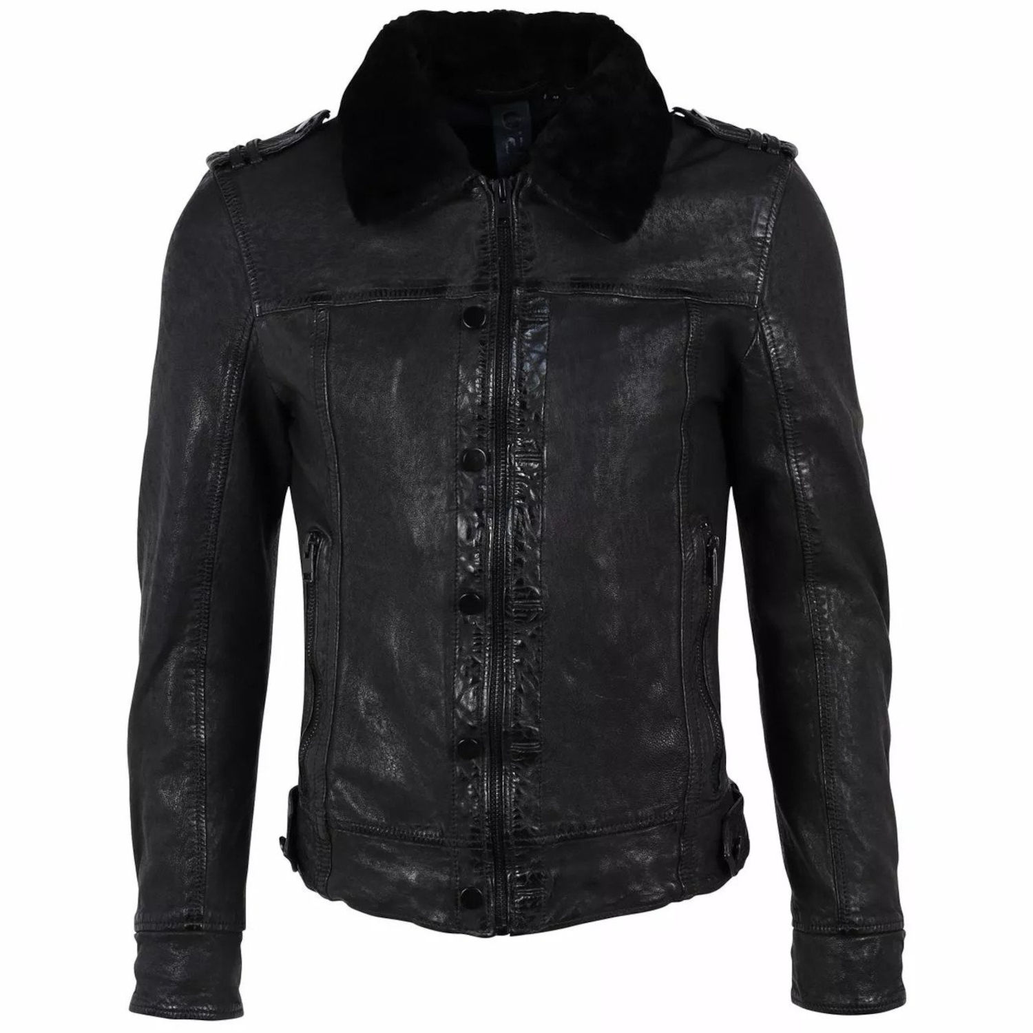 Męska skórzana kurtka Gipsy Czarna G2MFairan – BLACK FRIDAY Męska skórzana kurtka Gipsy Czarna G2MFairan – BLACK FRIDAY