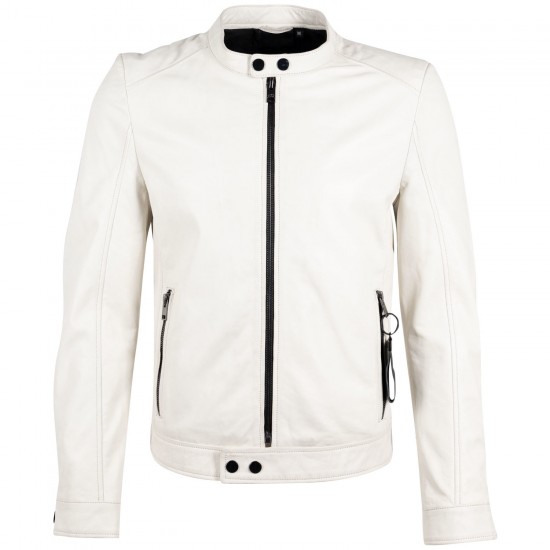 Męska skórzana kurtka Gipsy Off White G2MIgnacy