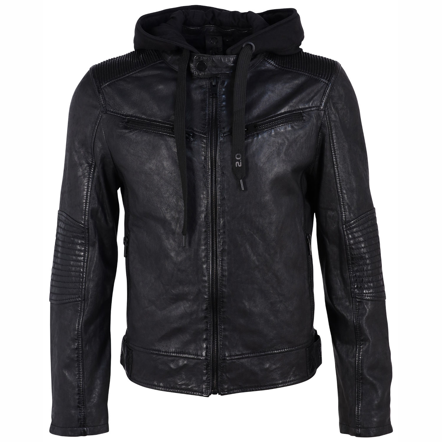 Męska skórzana kurtka Gipsy Czarna G2MKayto – BLACK FRIDAY