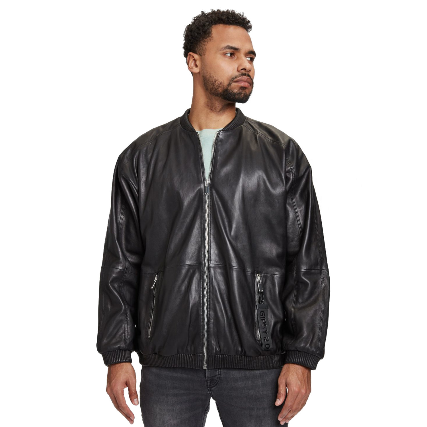 Kurtka skórzana unisex Gipsy Czarna G2MTaira – Kurtki skórzane