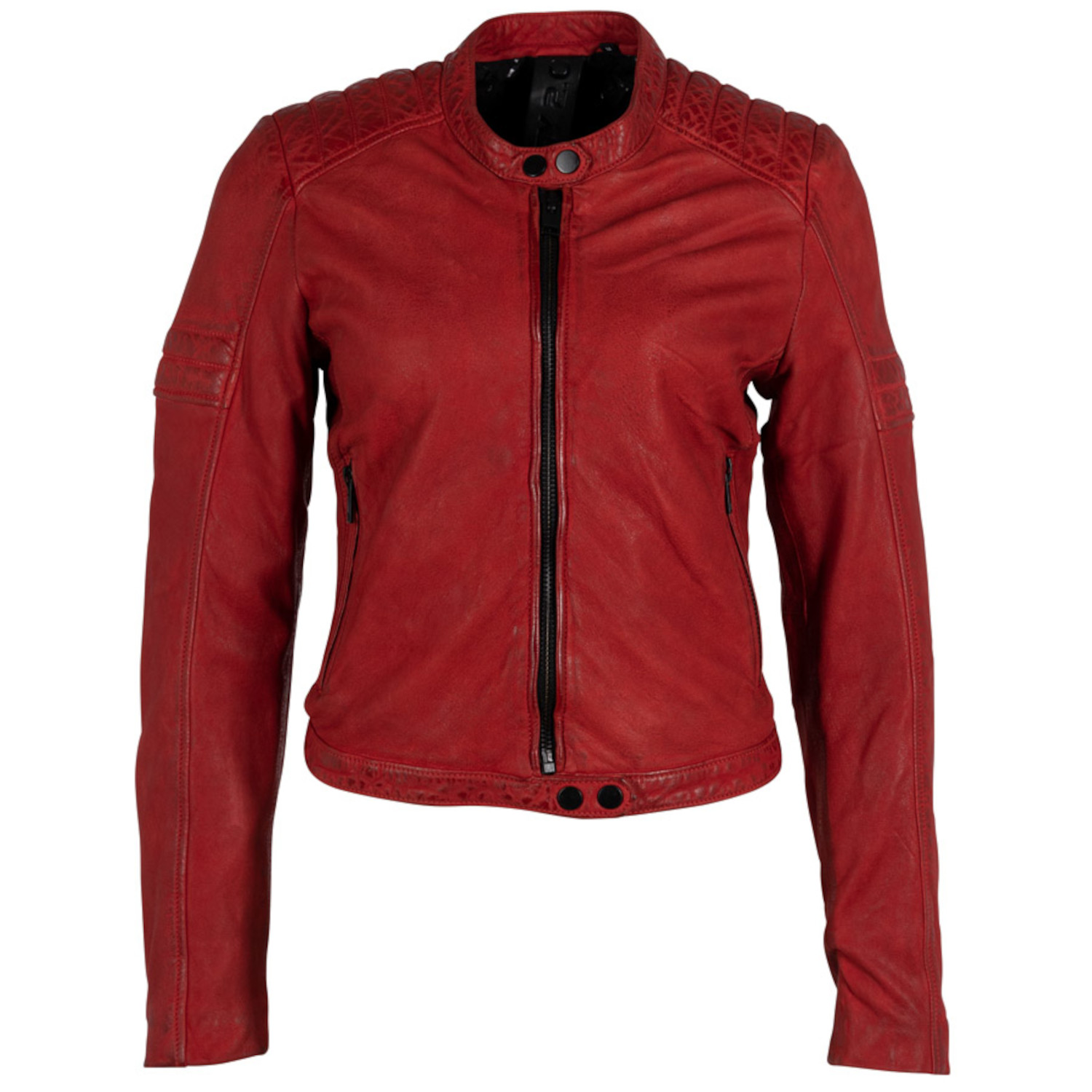 Kurtka skórzana damska Gipsy czerwona G2WAmyna – BLACK FRIDAY