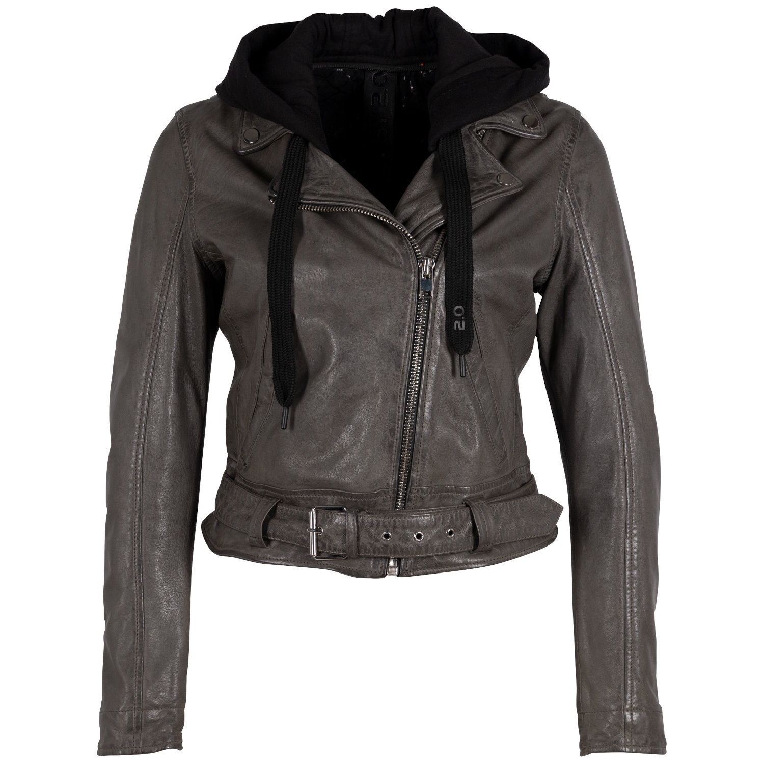 Kurtka skórzana damska Gipsy Szara G2WBelfa – BLACK FRIDAY