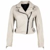 Kurtka skórzana damska Gipsy Off White G2WBita