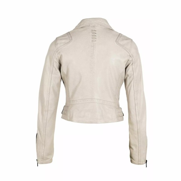 Kurtka skórzana damska Gipsy Off White G2WBita