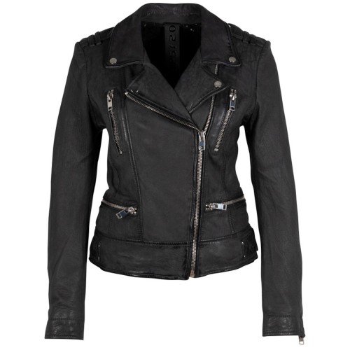 Kurtka skórzana damska Gipsy Ciemnoszara G2WCona