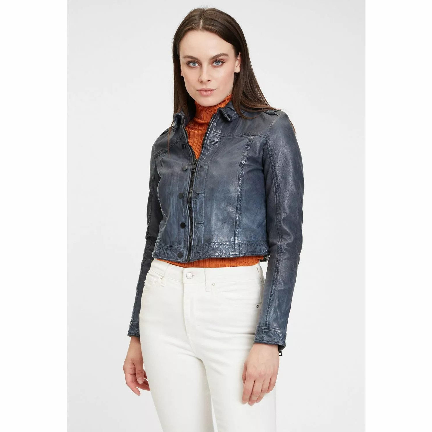 Kurtka skórzana damska Gipsy Denim Blue G2WFaira STF LVOV – ODZIEŻ Kurtka skórzana damska Gipsy Denim Blue G2WFaira STF LVOV – ODZIEŻ