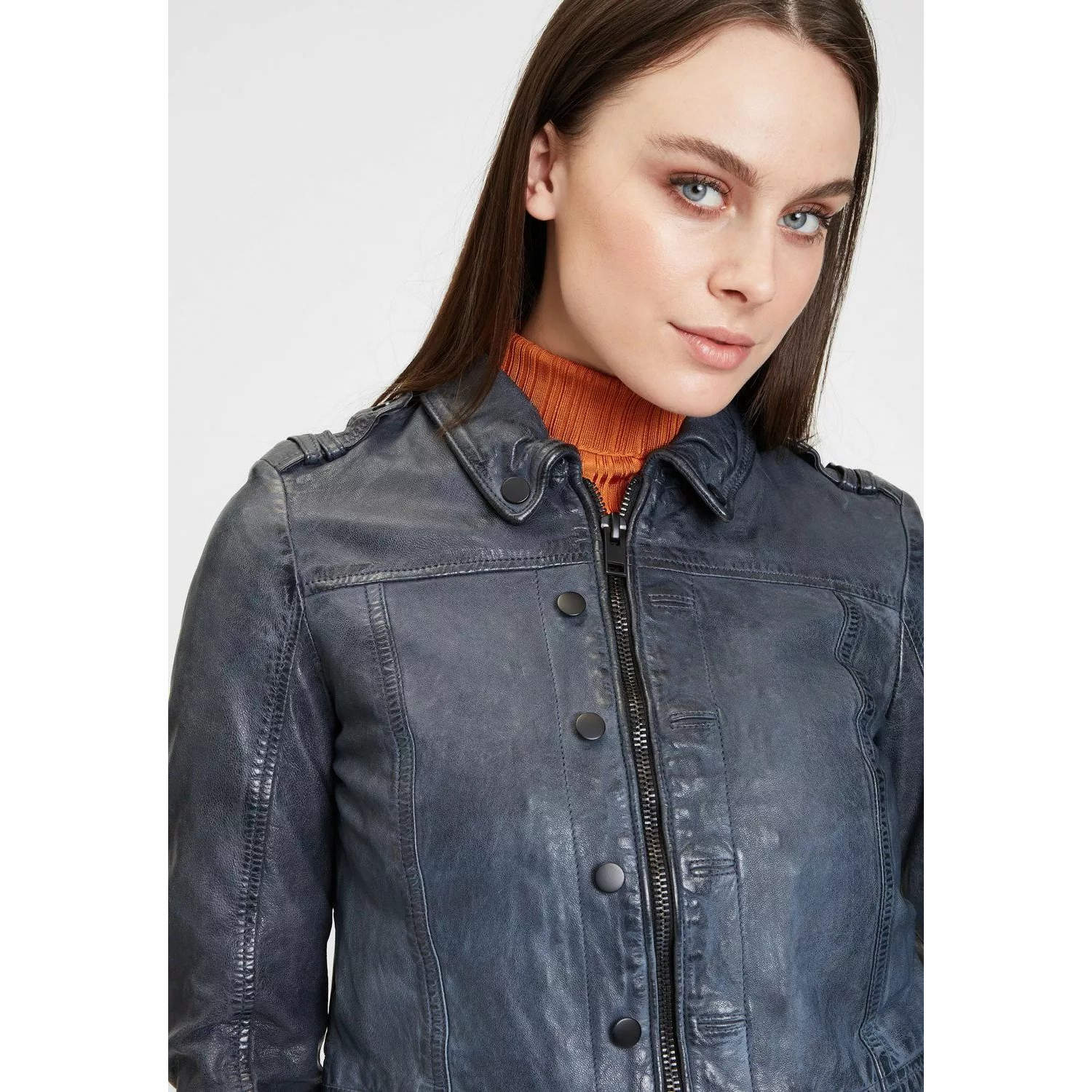 Kurtka skórzana damska Gipsy Denim Blue G2WFaira STF LVOV – ODZIEŻ Kurtka skórzana damska Gipsy Denim Blue G2WFaira STF LVOV – ODZIEŻ