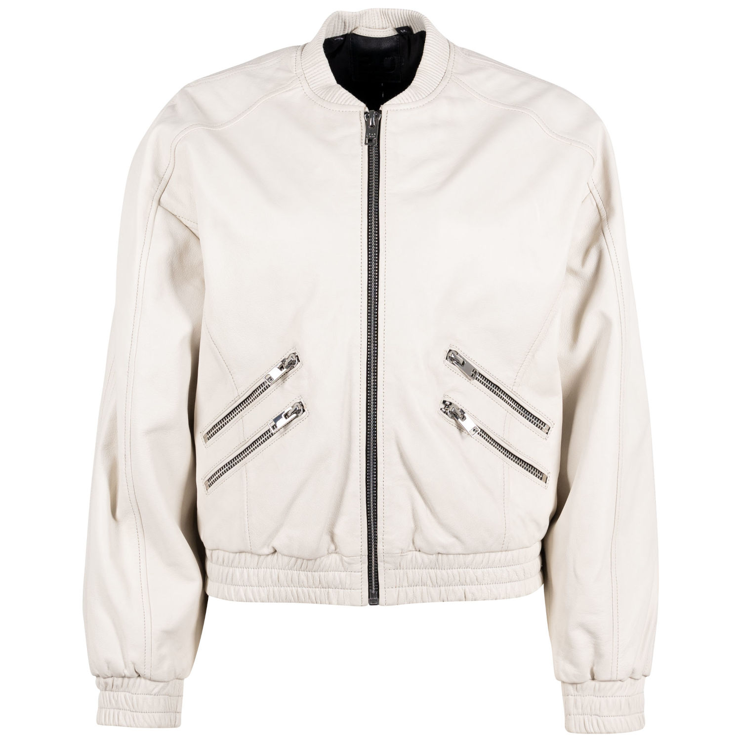 Kurtka skórzana damska Gipsy Off White G2WHariet – Kurtki skórzane