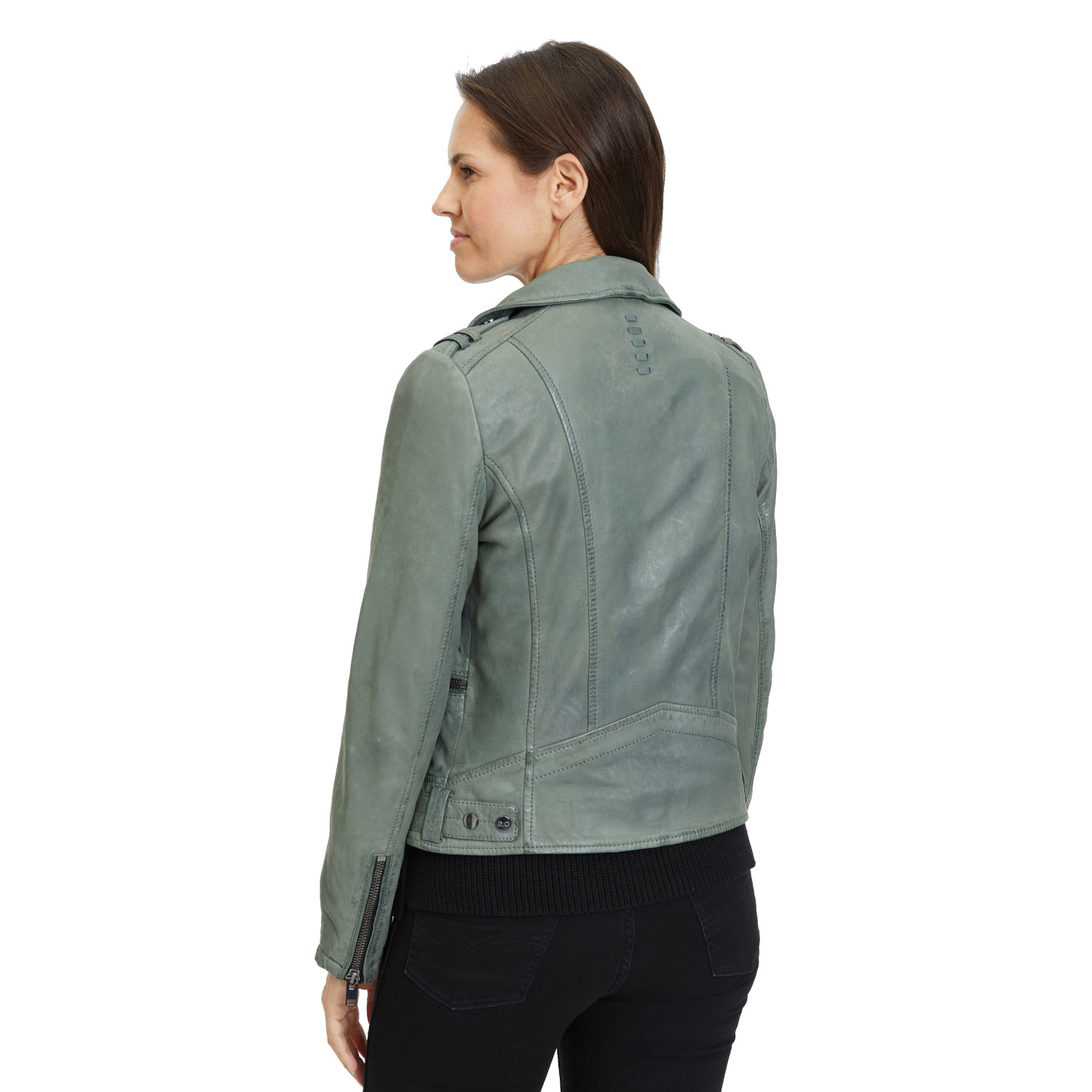 Kurtka skórzana damska Gipsy Sage Green G2WJovia – ODZIEŻ